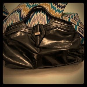 Botkier Black Patent Leather Handbag